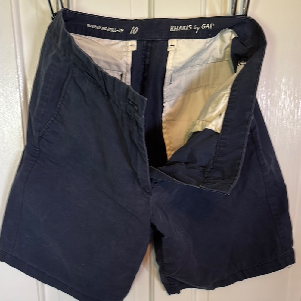 GAP Blue Flat Front Shorts